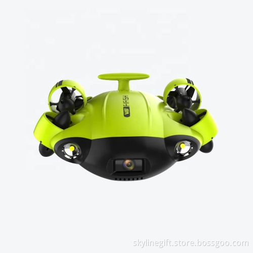 QYSEA FIFISH V6 Underwater Drone + 100M Cable + Spool + 64G Internal Storage Bundle